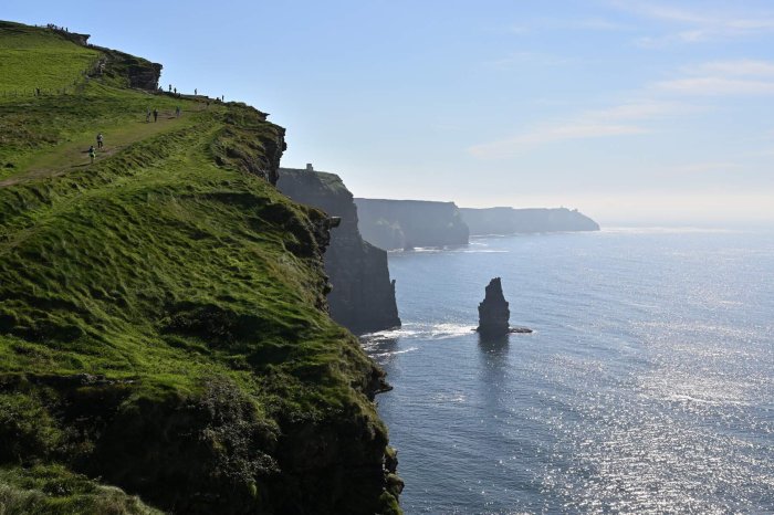cliffs of moher by Chaosheng Zhang blue skies at the cliffs of moher