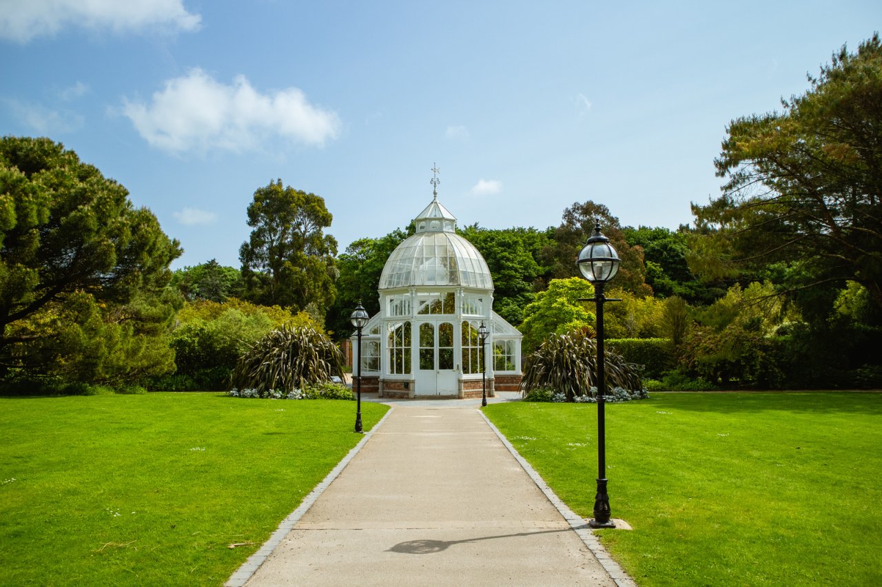 greenhouse at malahide gardens dublin ireland